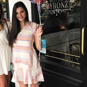 Anthropologie Elira Striped Dress